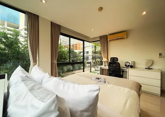 Apartamento Vibe Sukhumvit 61 L Ultra Wifi L Walk To Bts Thonglor Or Ekkamai Bangkok
